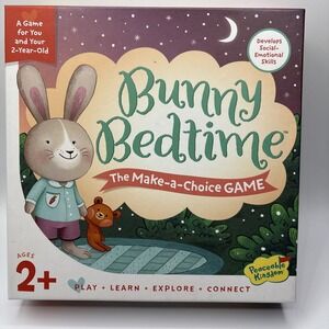 Bunny Bedtime The Make a Choice Game Toddler Peaceable Kingdom COMPLETE